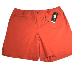 Lauren Active Ralph Lauren Orange Regatta Sport Shorts Womens 12 NWT